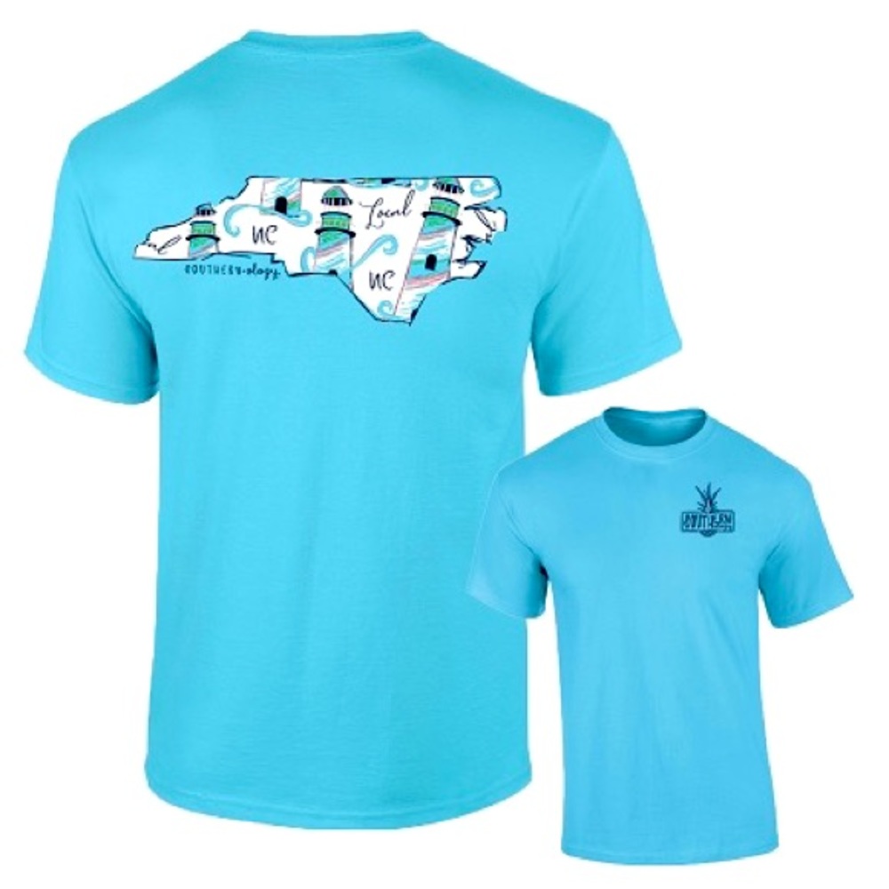 Southern-ology Local NC Tee (Blue, size M)
